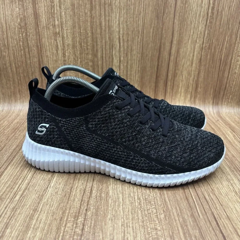 S Sport By Skechers Women's Resse 2.0 Elastic Gore Sneakers‎ - Black Size 11